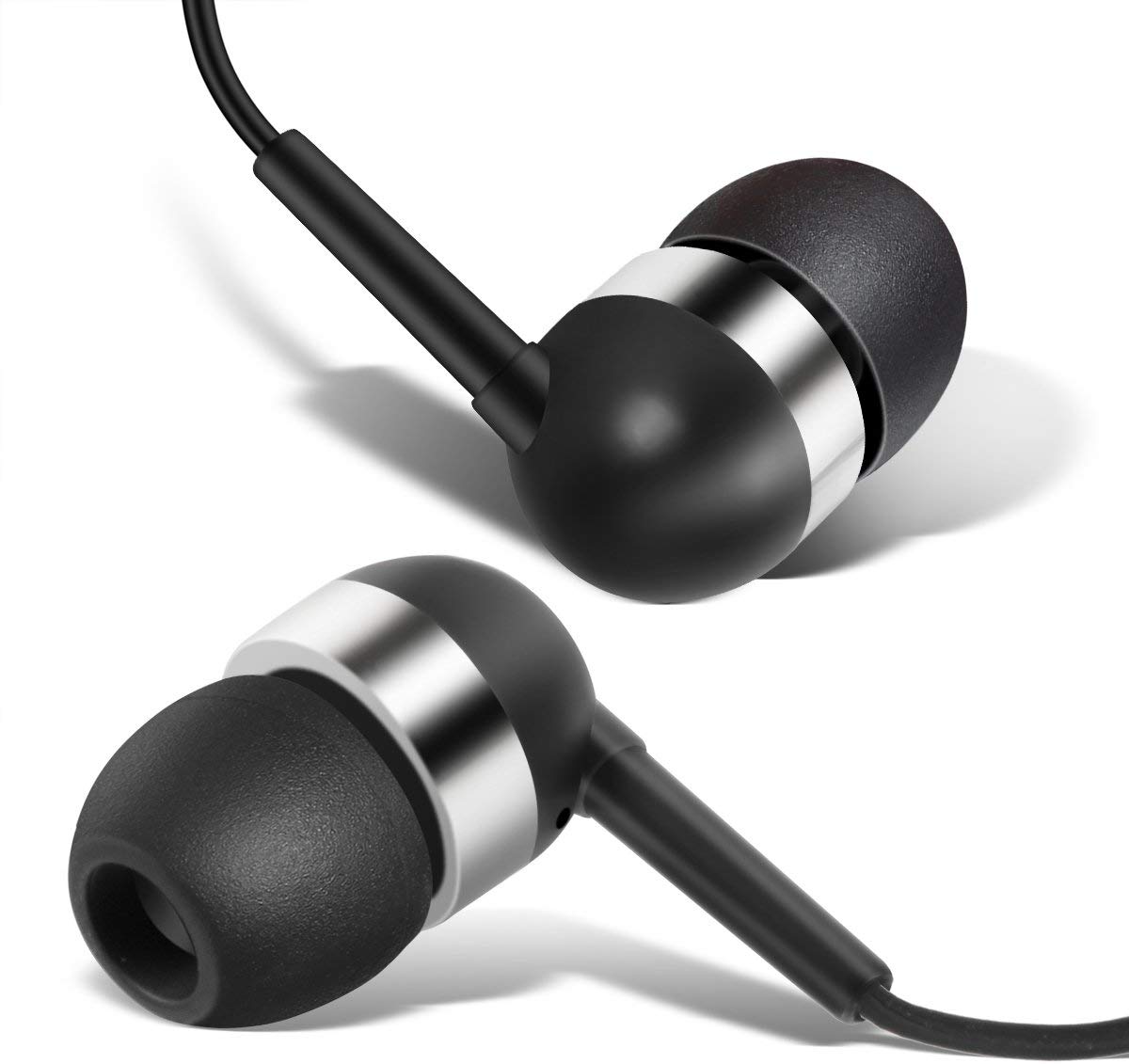 Ear Buds  Individually Wrapped for Kids School Classroom Students( black)