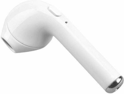 Wireless i7 Bluetooth Headset in Ear Earphone with inbuilt mic Bluetooth Headset  (White, Wireless in the ear)