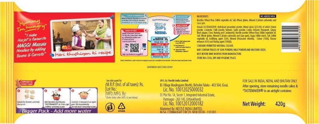 Maggi 2-Minute Noodles Hungrooo, 420g