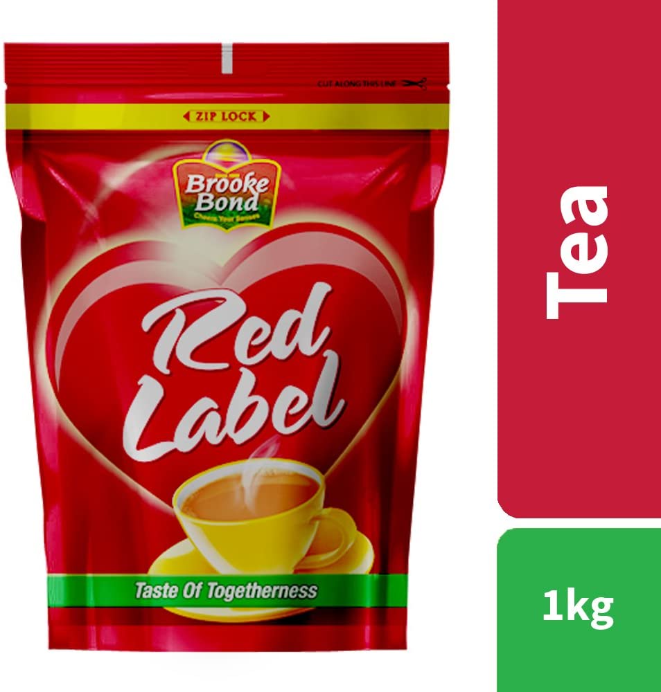 Red Label Tea, Blend Of Tea Rich In Healthy Flavonoids, Makes Tasty And Healthy Chai, 1 kg (Premium Blend)
