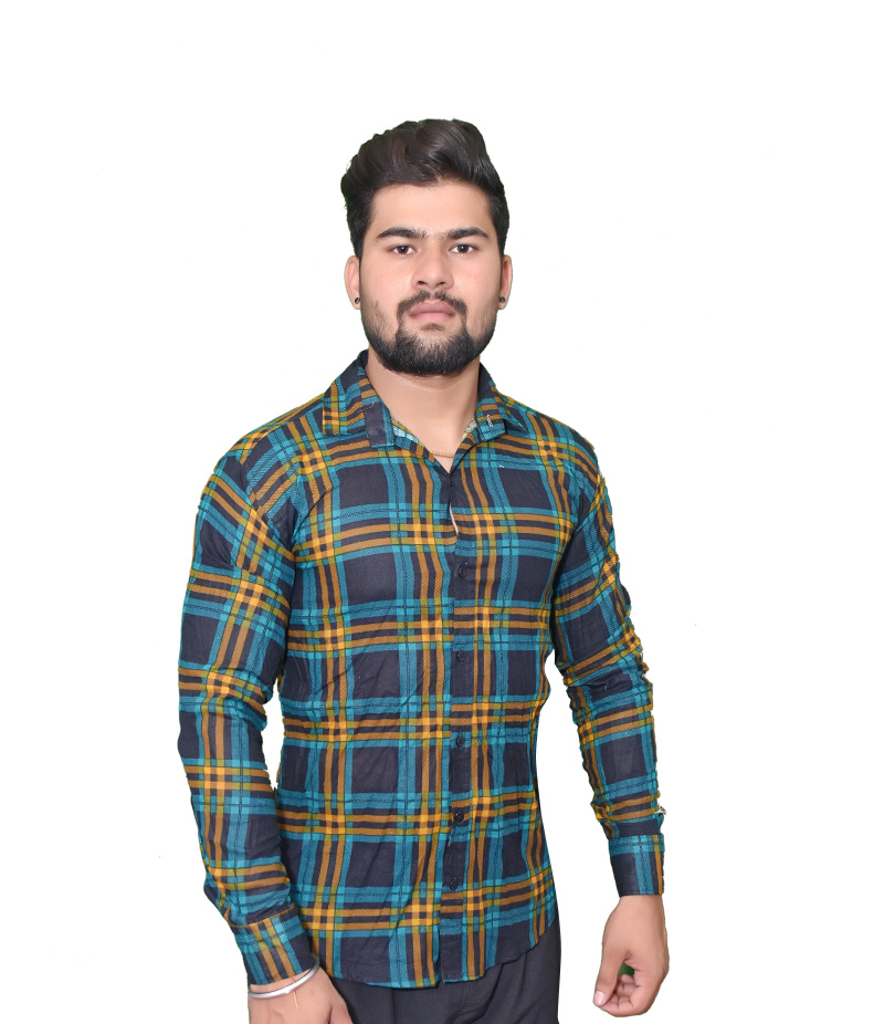 Vastraas Mens Slim Fit Checked Casual Shirt Combo Pack