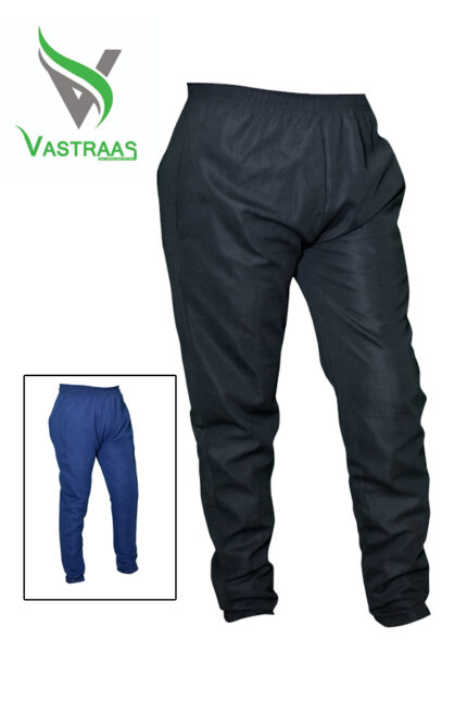 Vastraas Pack of 2 Solid Men's Black & Blue Track Pants