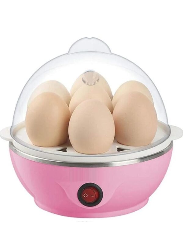 Egg Boiler Electric Automatic Off 7 Egg Poacher for Steaming, Cooking Also Boiling and Frying, Multi Colour@