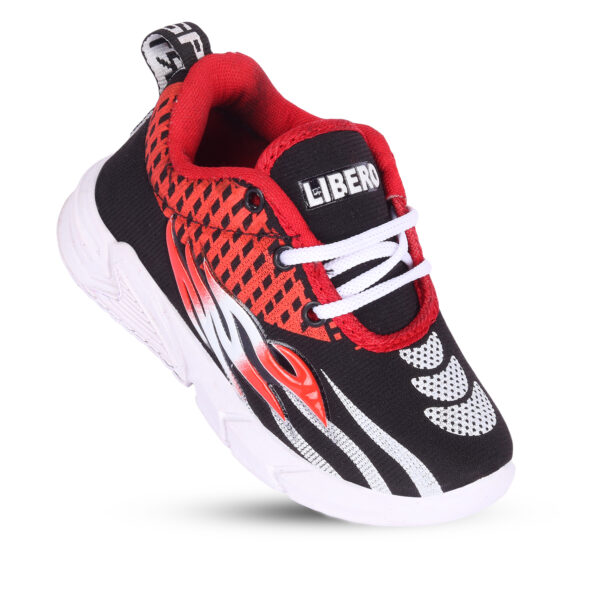 Libero FootwearKIDS SPORTS Shoes Upper-Mesh Sole-PVC 2 TO 5 YEARS KIDS SIZE (6X10/6X10/8X10) RED COLOR