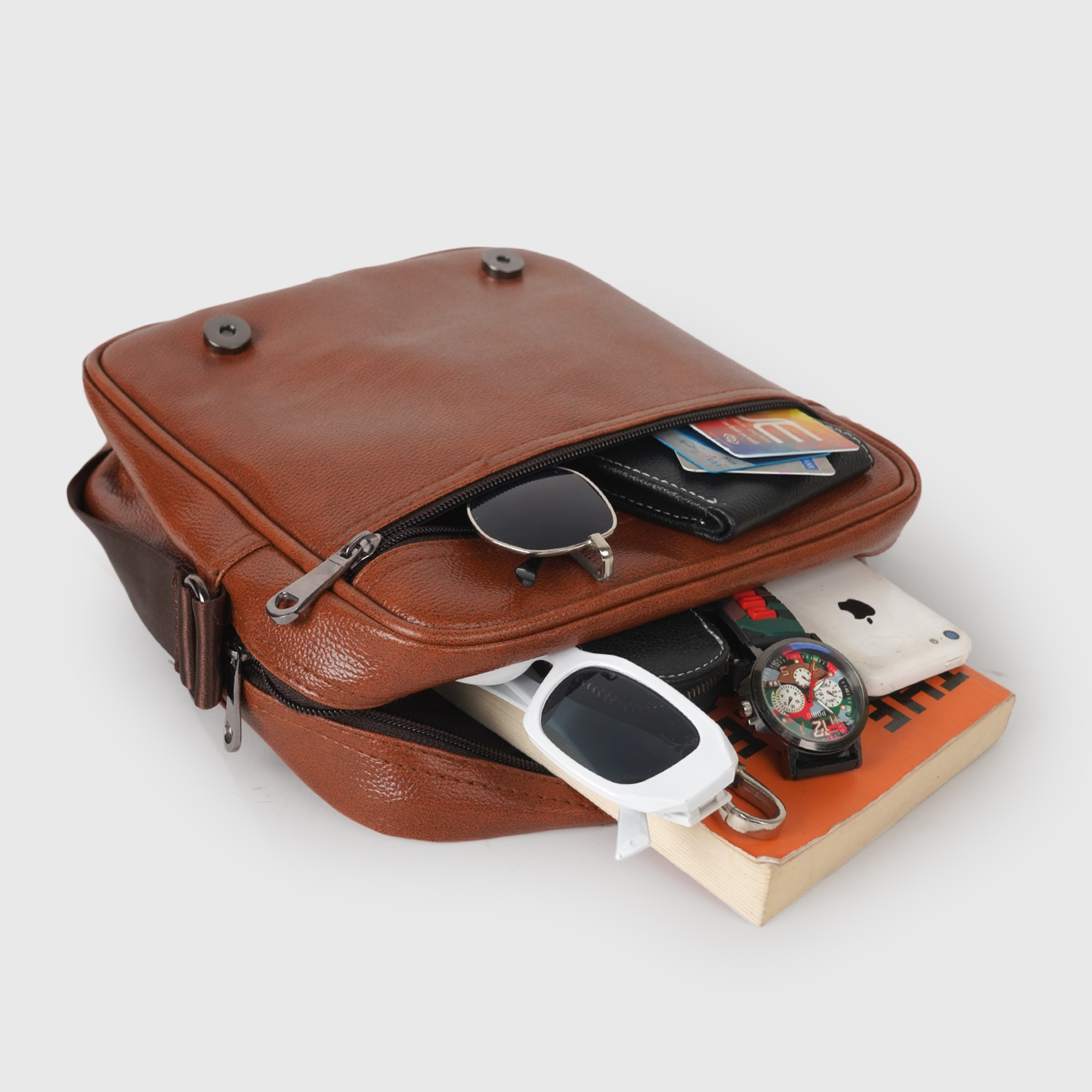 Yamaleko Crossbody Bag for Ipad/Tablet Travel Office Business Messenger Shoulder Bag