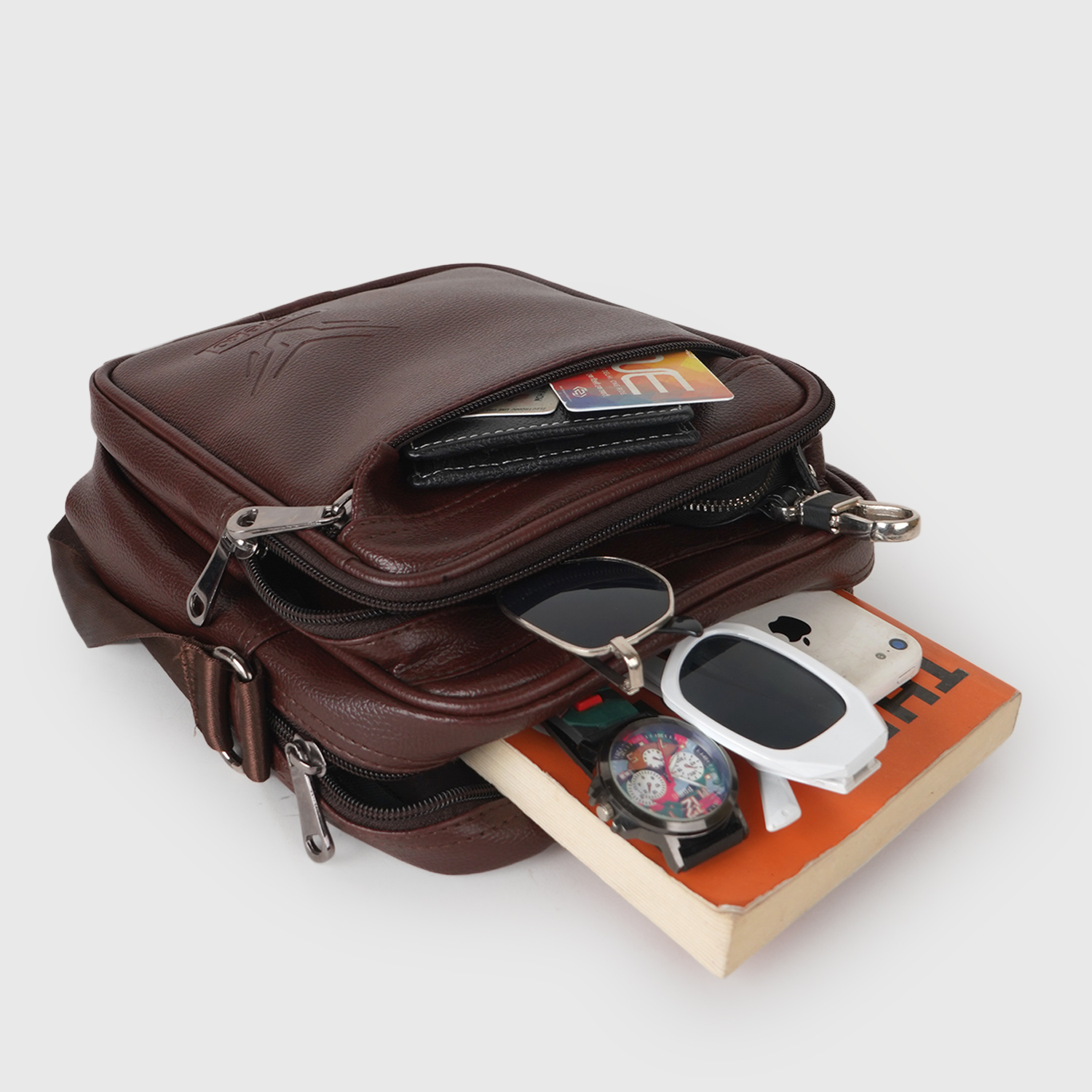 Yamaleko Crossbody Bag for Ipad/Tablet Travel Office Business Messenger Shoulder