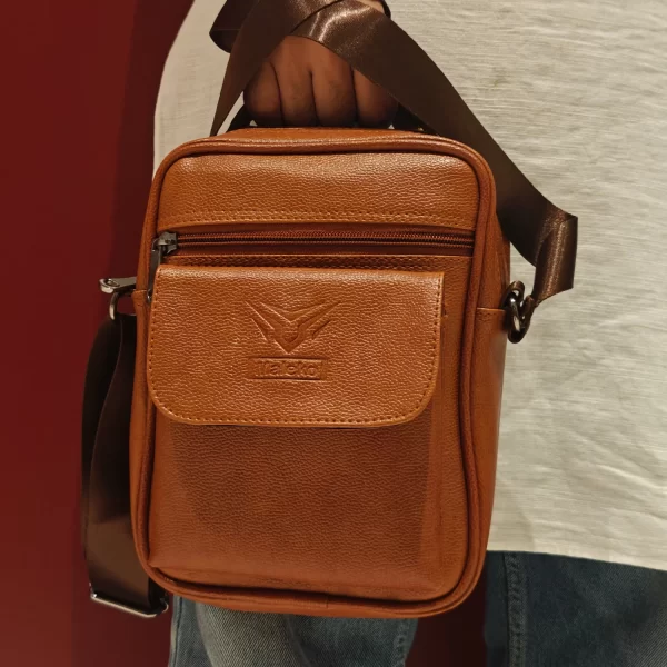 Yamaleko Crossbody Bag for Men Chest Bag for Ipad/Tablet Travel Office Business Messenger Shoulder Bag